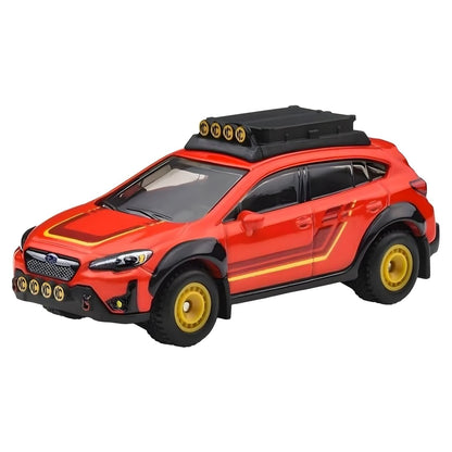 Hot Wheels Subaru Crosstrek vermelho e 2018 Toyota 4Runner branco conjunto de carros de aventura