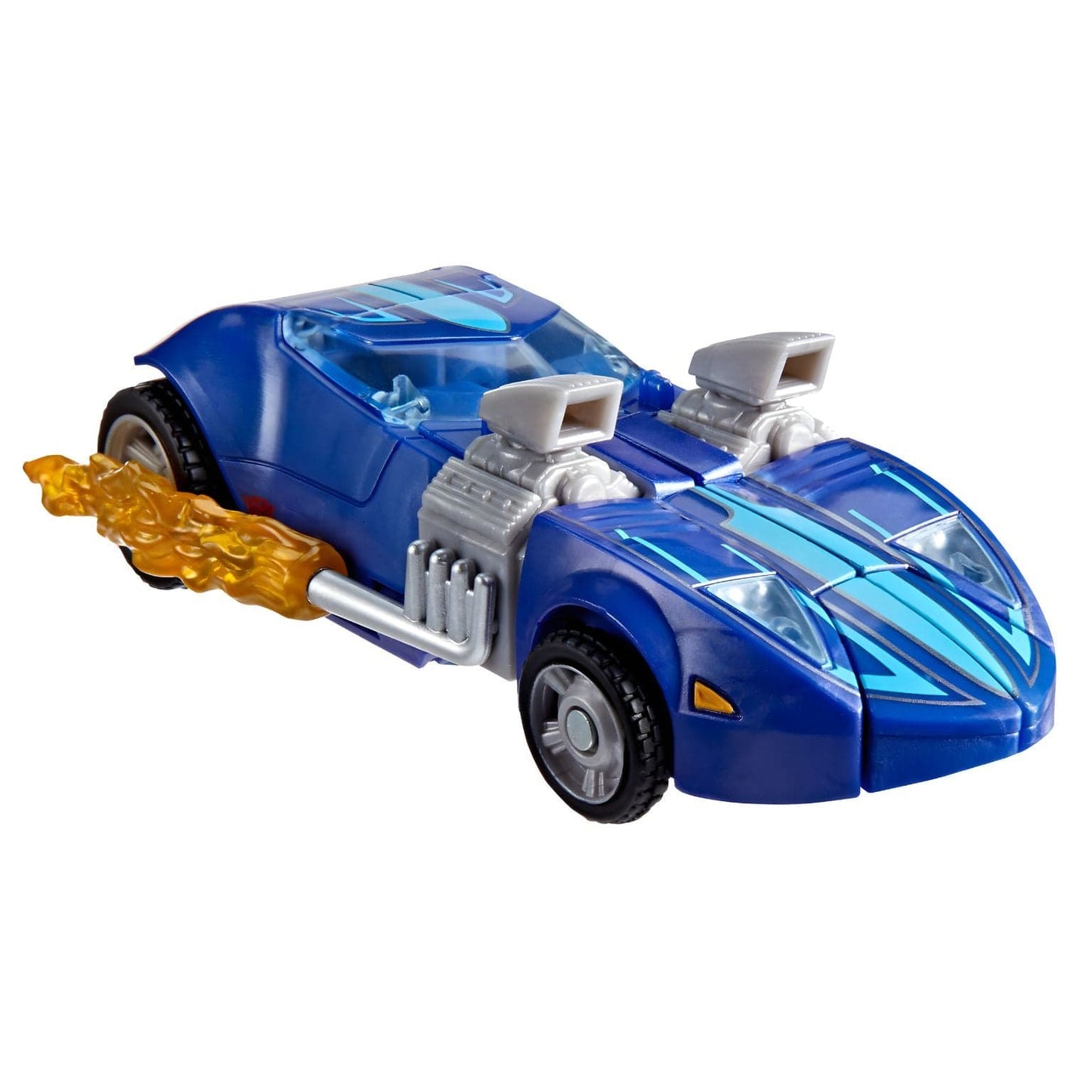 Hot Wheels X Transformers - Twin Mill carro azul que se transforma em robô Transformers