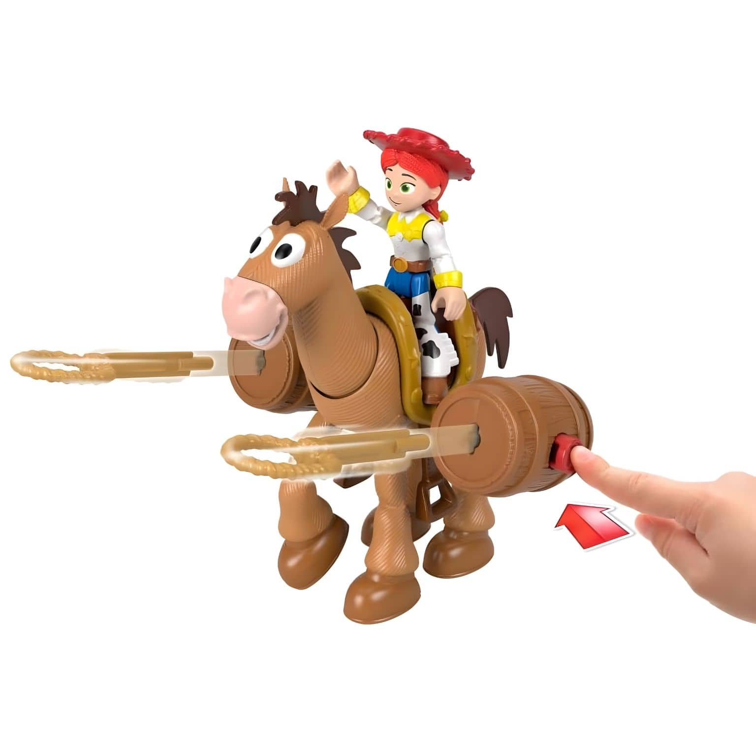 Imaginext Toy Story - Jessie e Bullseye em detalhe do produto