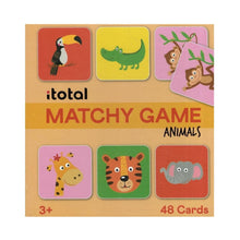 Jogo de Memória Animais da Selva com cartas ilustradas para crianças