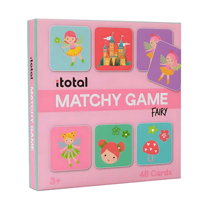 Jogo de memória infantil Conto de Fadas com ilustrações encantadas para brincar