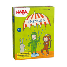 Jogo de mímica de viagem para crianças e família