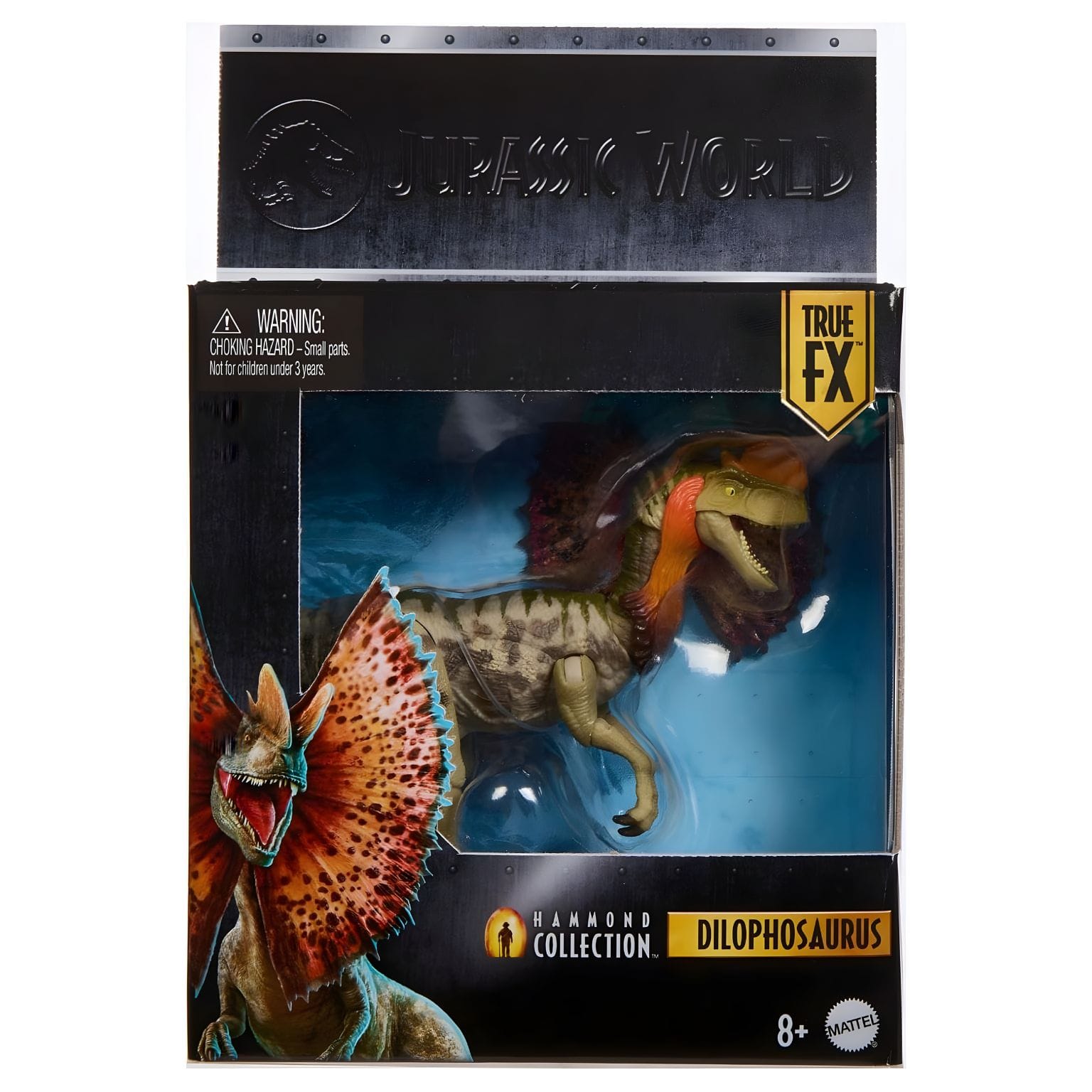 Jurassic World Hammond Collection Dilofossauro para coleção e aventura