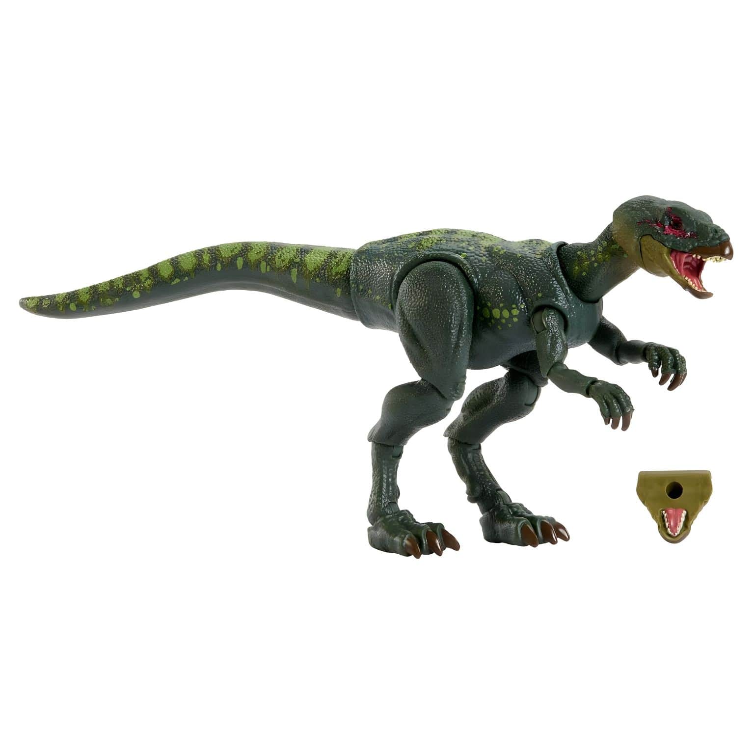 Vista do Hypsilophodon Jurassic World Hammond Collection para exploração imaginativa