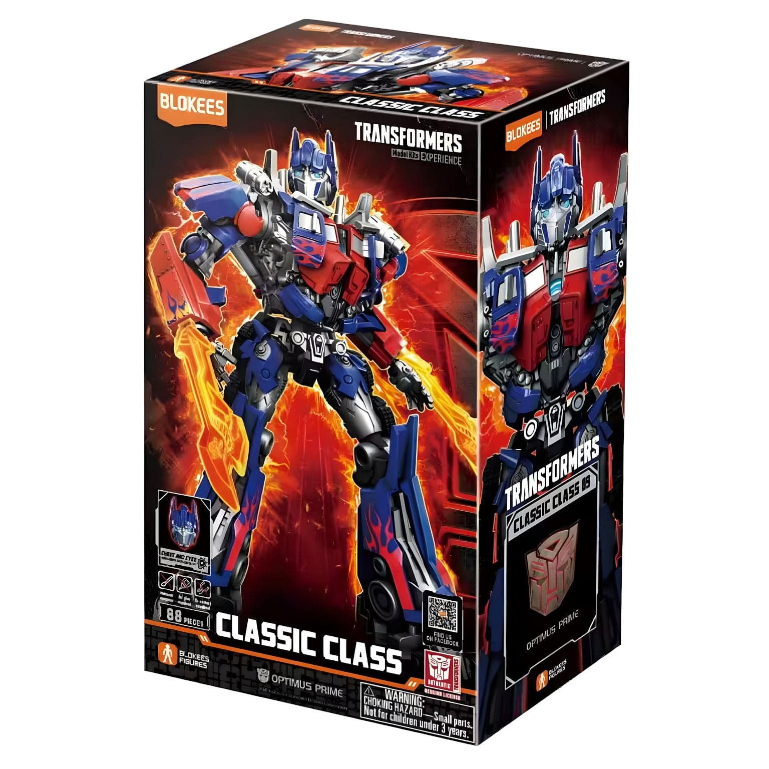 Kit Blokees Transformers Classic Optimus Prime brinquedo Transformers herói clássico para crianças 3+