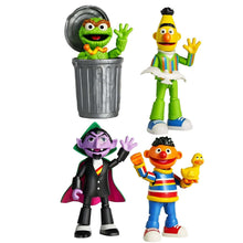 Kit Blokees Rua Sésamo série 2 com Bert, Ernie, Oscar e Conde Contar
