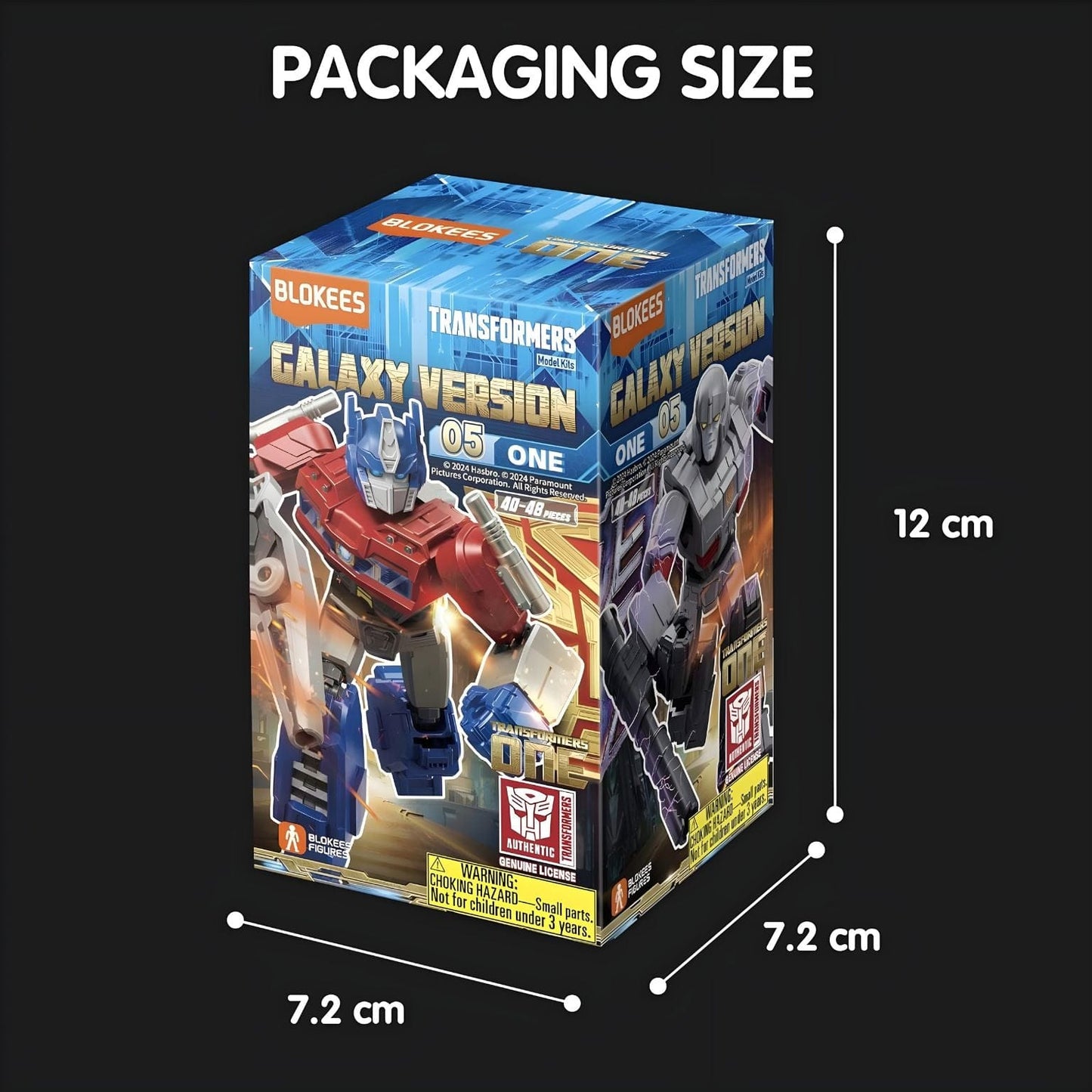 Kit Blokees Transformers Galaxy 05 caixas e figuras Transformers para coleção