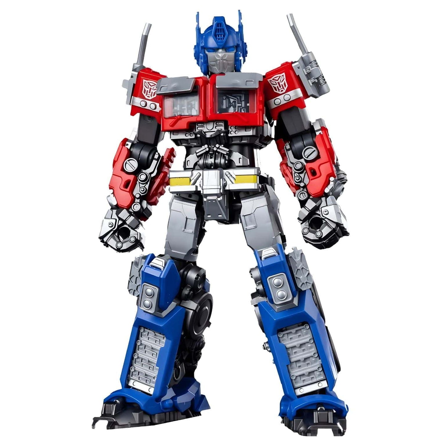 Kit Blokees Transformers Optimus Prime figura Transformers em vermelho e azul