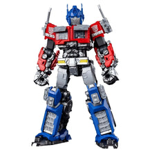 Kit Blokees Transformers Optimus Prime figura Transformers em vermelho e azul