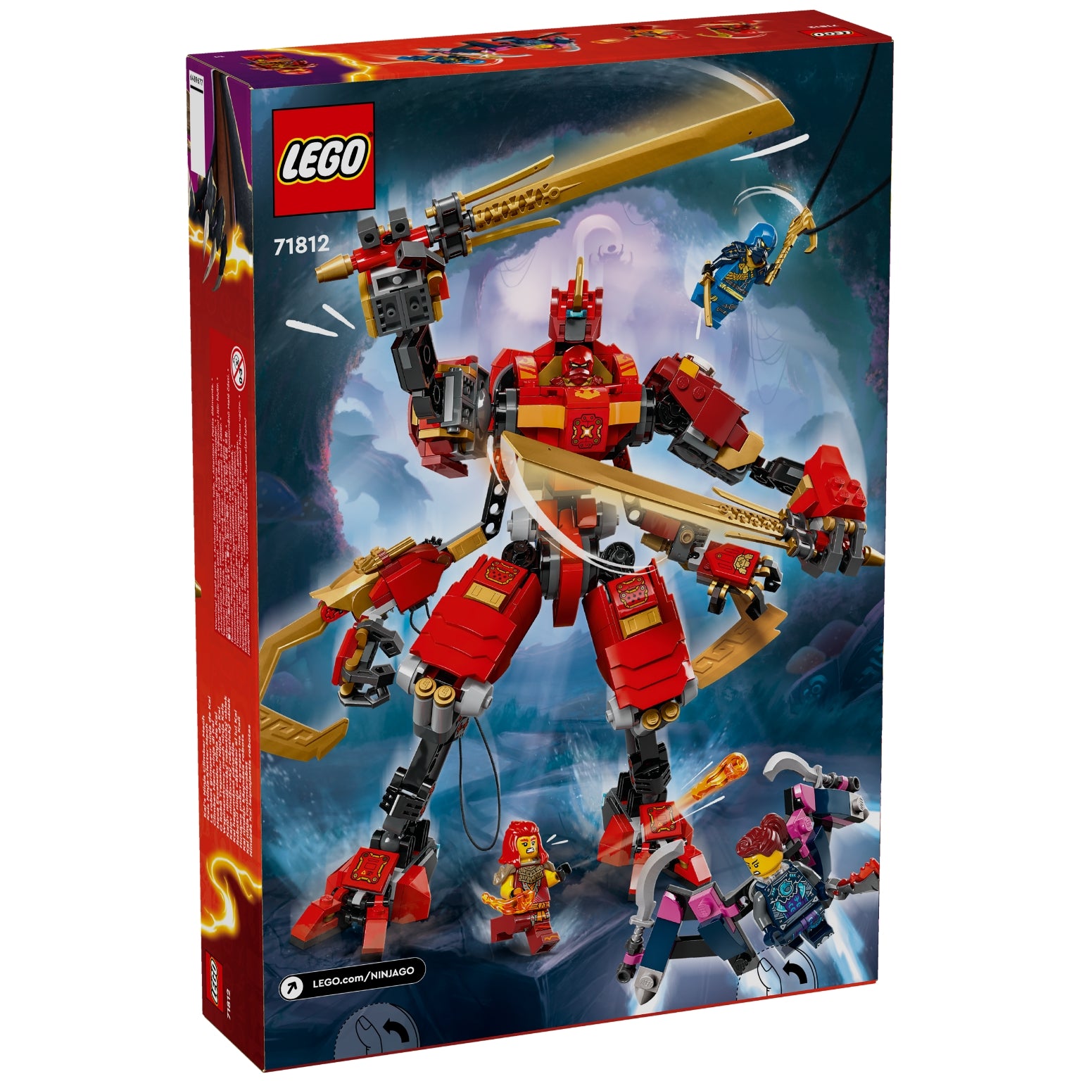 Lego 71812 Ninjago O Robô Trepador Ninja do Kai