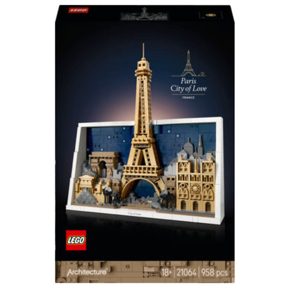 LEGO Architecture Paris Cidade do Amor vista principal