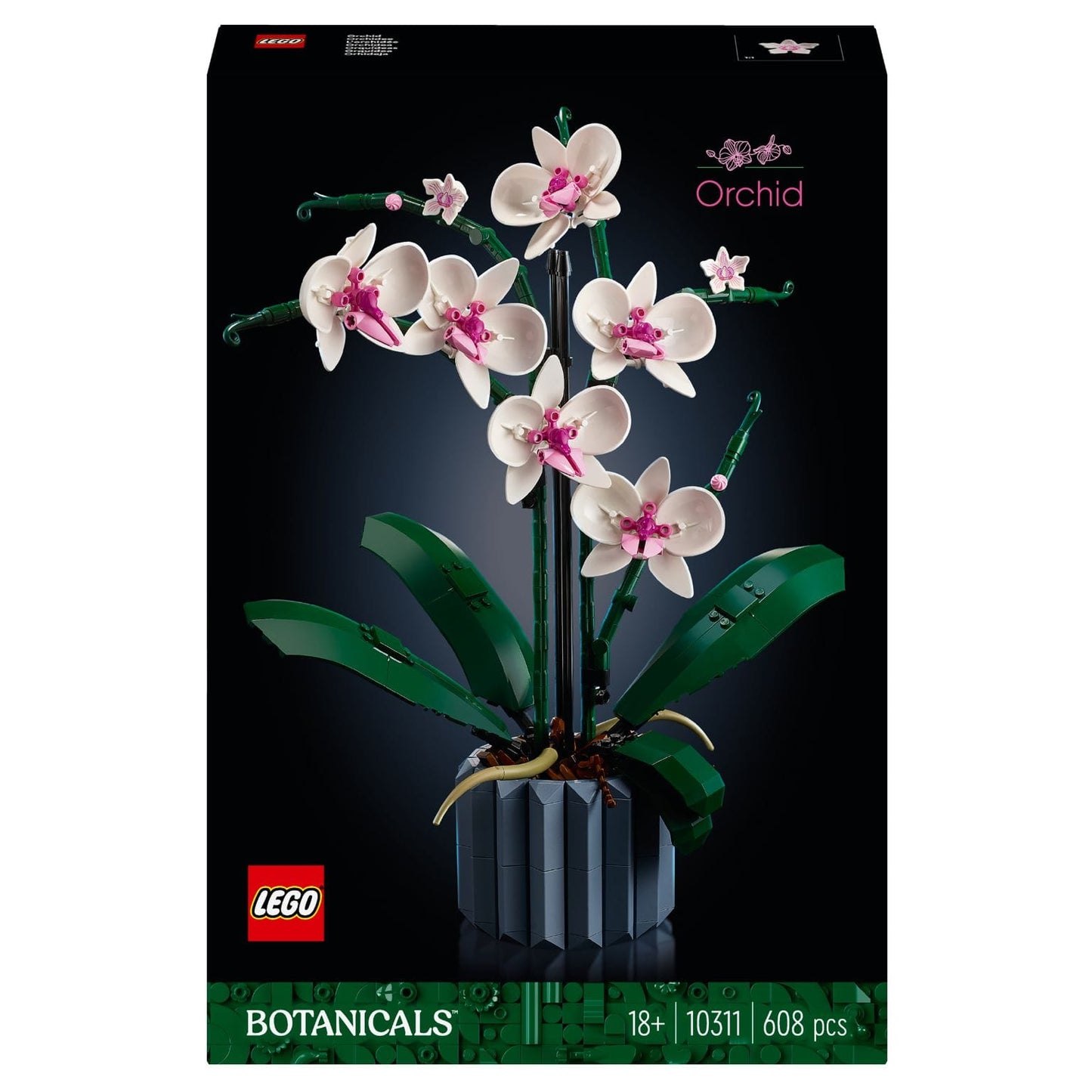 LEGO Botanicals Orquídea vista principal