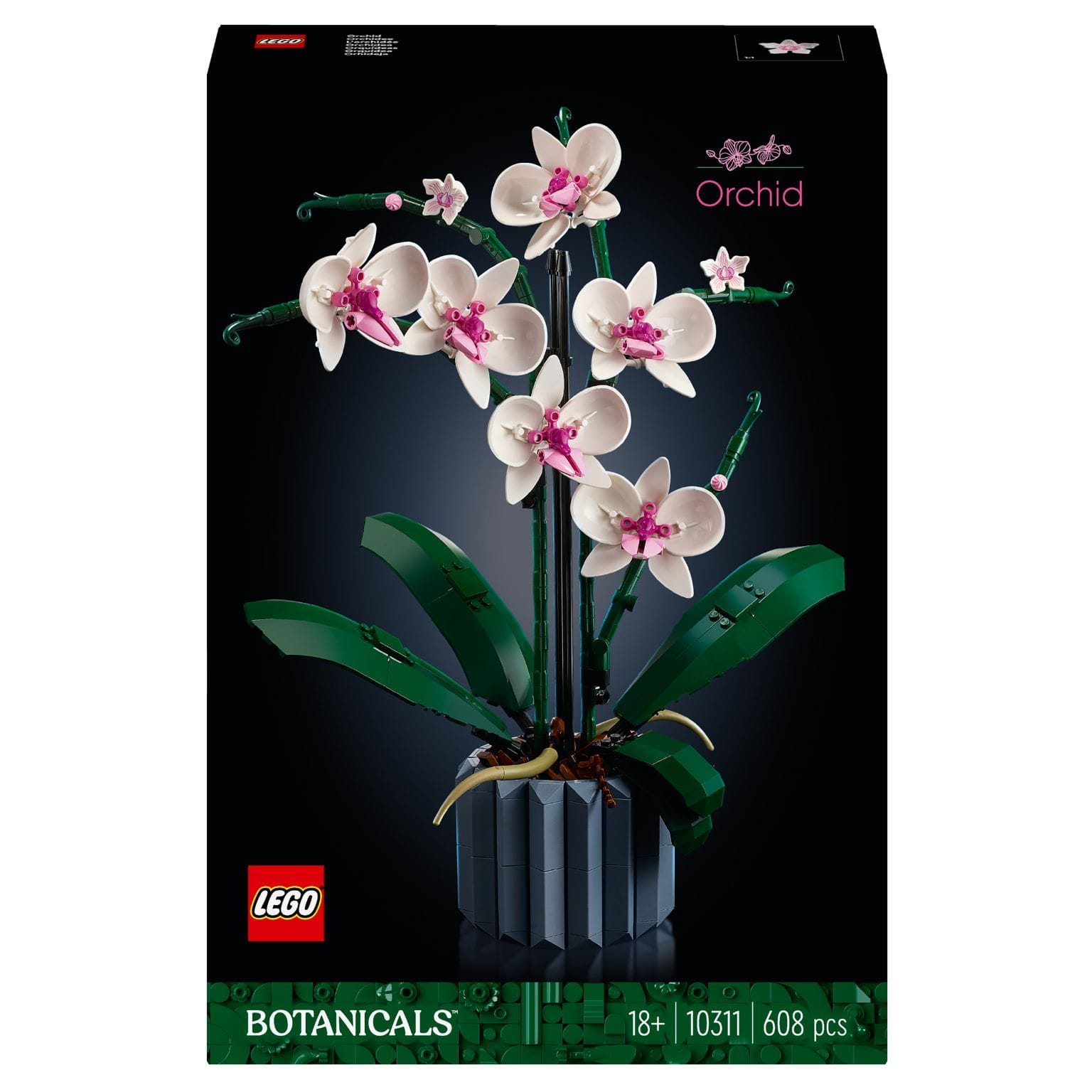 LEGO Botanicals Orquídea vista principal