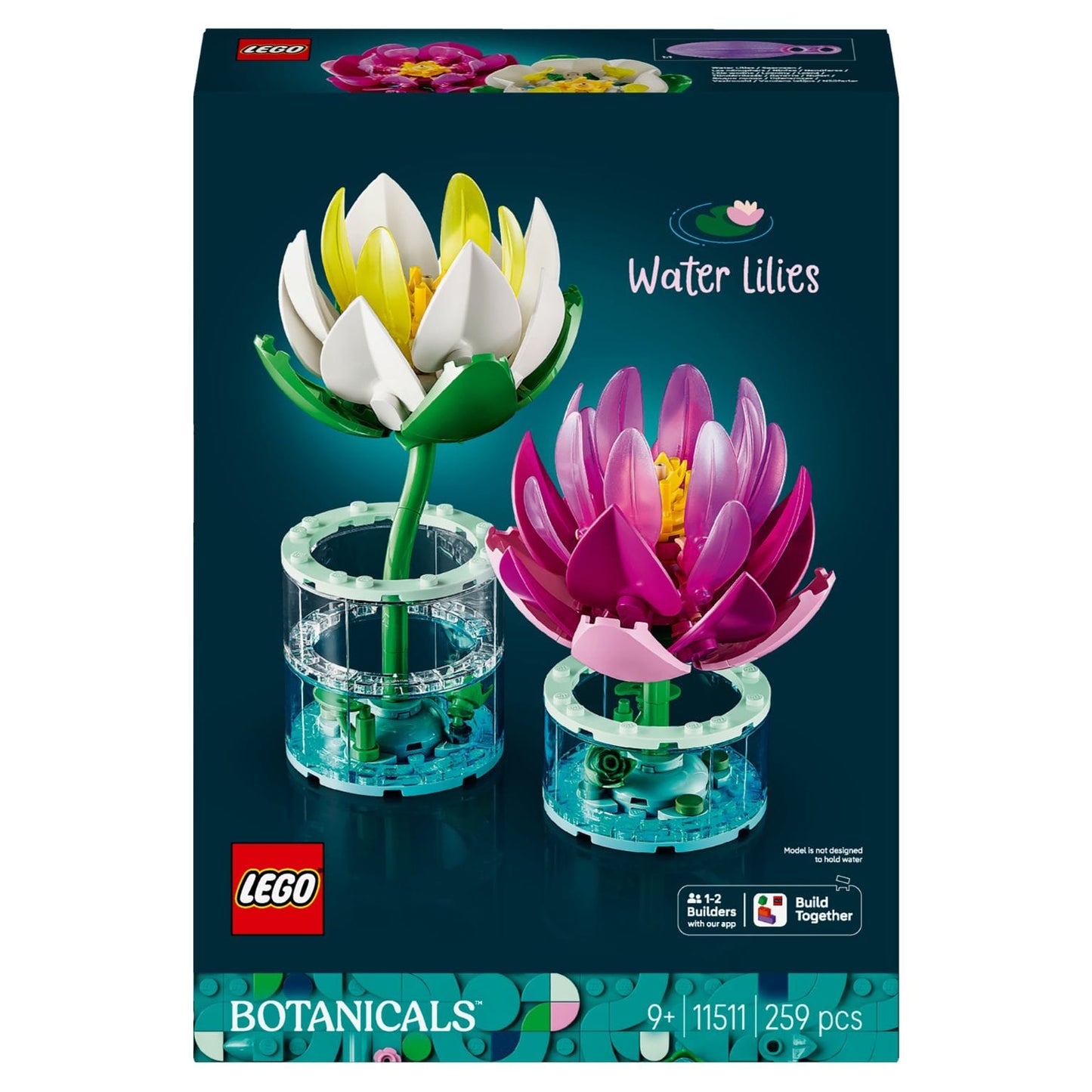 LEGO Botanicals Nenúfares para construir flores decorativas