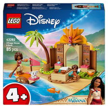 LEGO Disney Casa da Aldeia e Barco com cenário de aldeia e aventura no mar