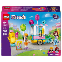 Set LEGO Friends 42692 Loja de Gelados e Balões com carrinho de gelados, balões e duas mini bonecas