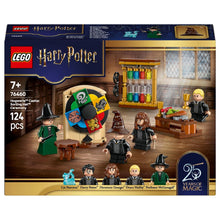 Lego Harry Potter Castelo de Hogwarts cerimónia do Chapéu Selecionador com personagens e acessórios de Hogwarts