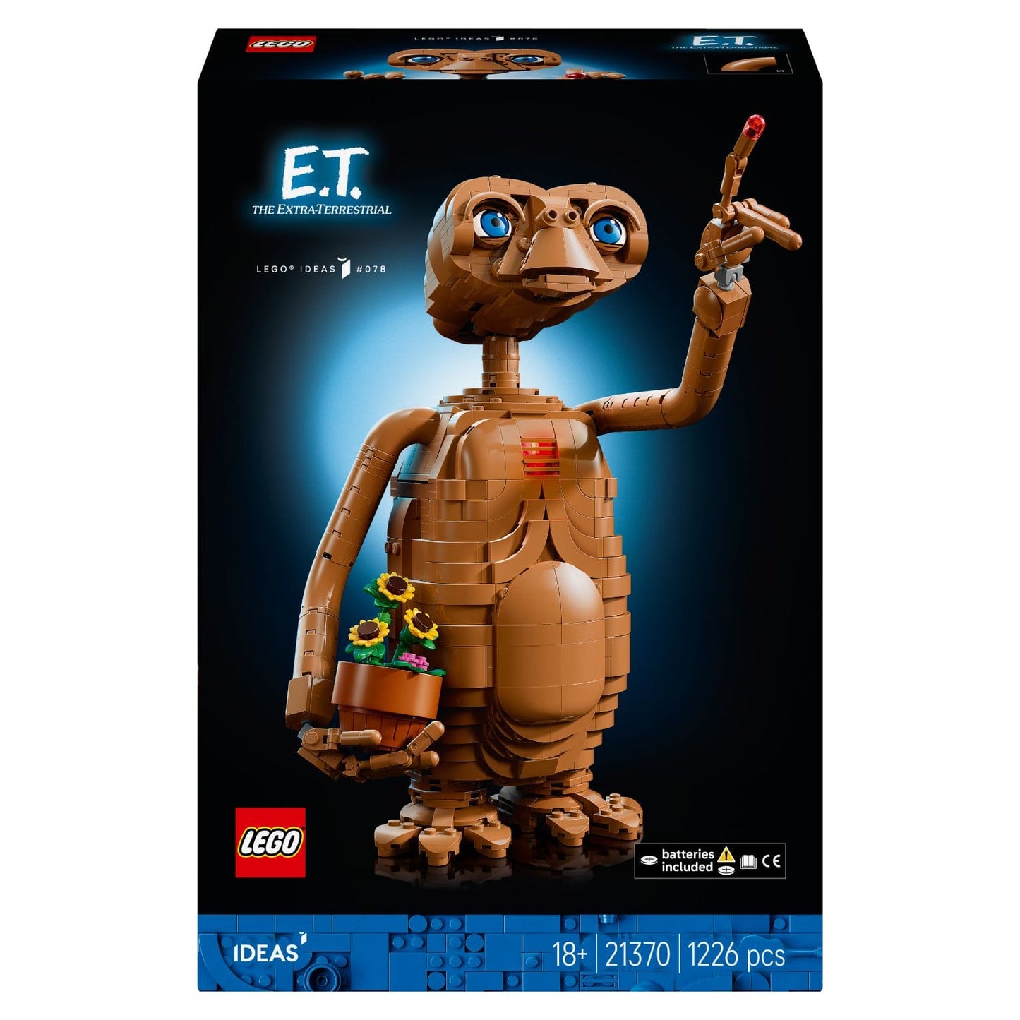 LEGO Ideas E.T. the Extra-Terrestrial 21370 para exposição