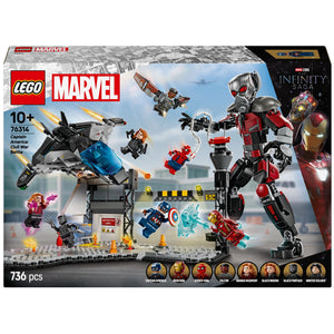 Lego Marvel 76314 Capitão América: Guerra Civil – Ação da Batalha