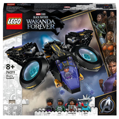 Caixa LEGO Marvel Pássaro do Sol de Shuri Wakanda Forever