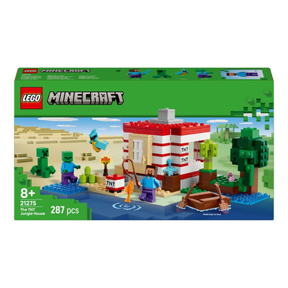 Lego Minecraft A Casa TNT da Selva: caixa do set
