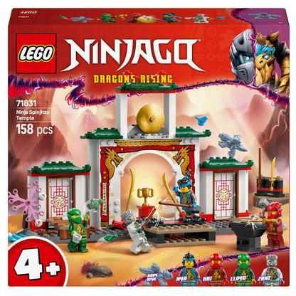 Lego Ninjago Templo de Spinjitzu dos Ninja com dojo, portal e treino Spinjitzu