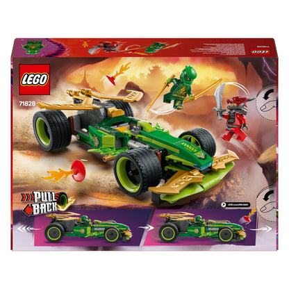 Veículo LEGO NINJAGO do Lloyd com ação pull-back para corridas