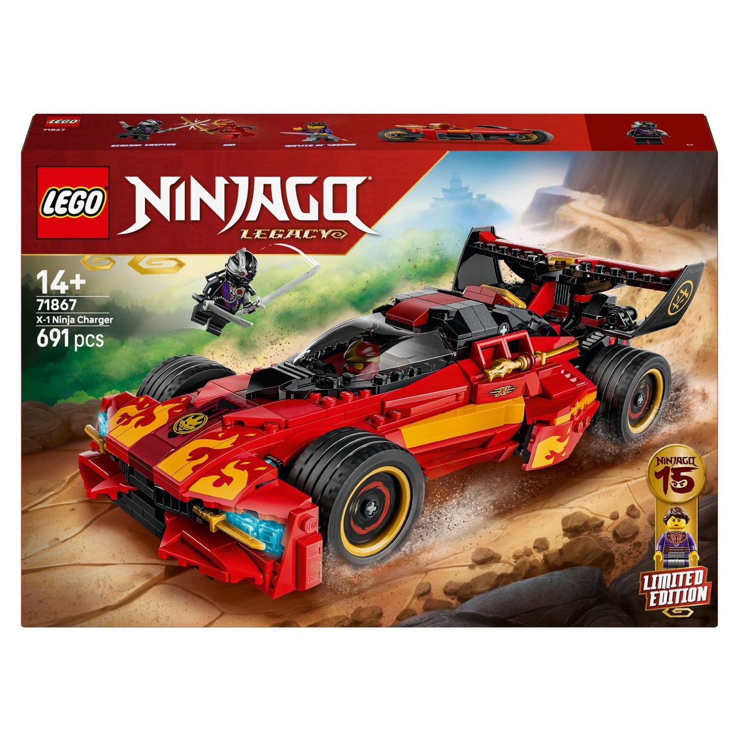 LEGO NINJAGO X-1 Ninja Charger 71867 – 15.º Aniversário