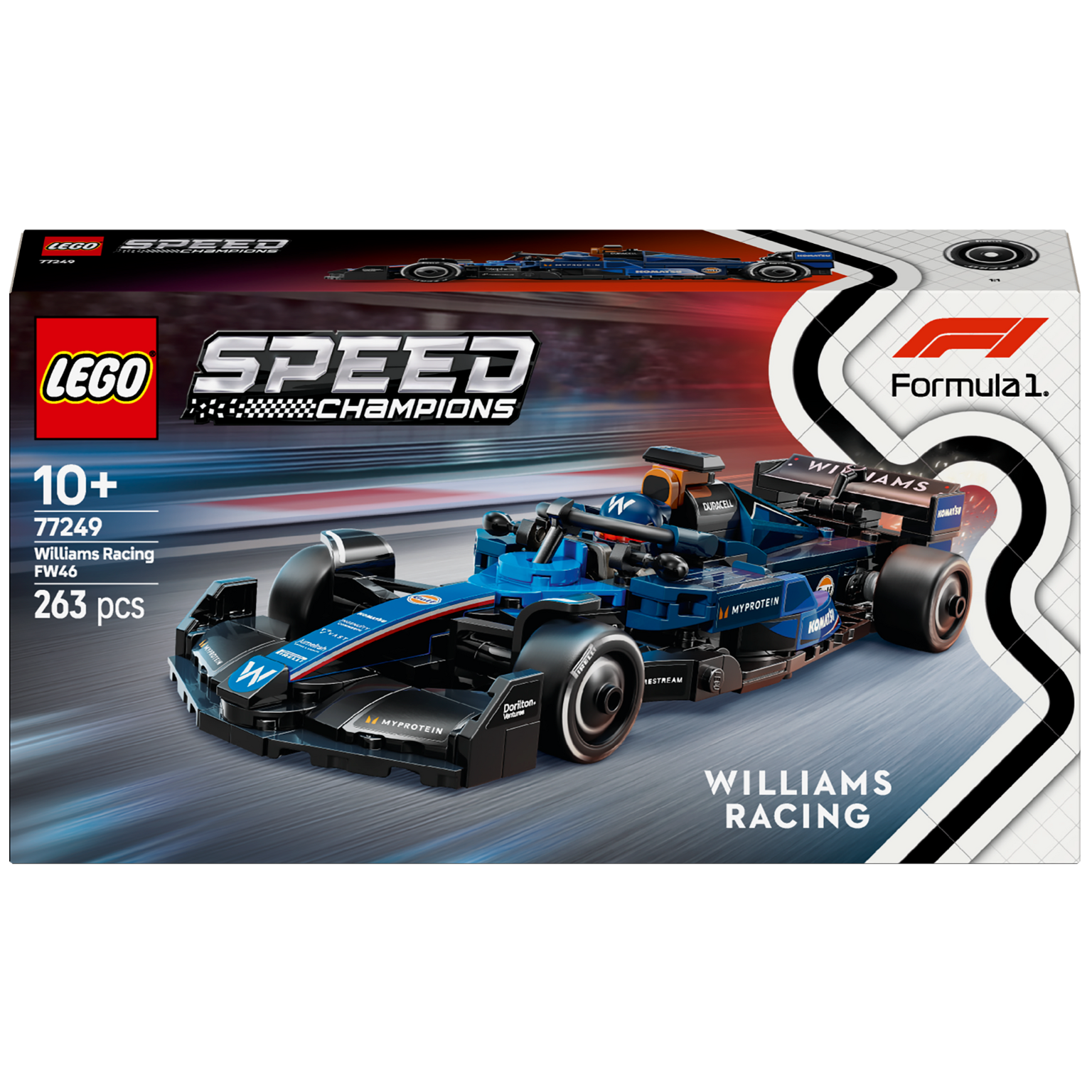 Lego Speed Champions 77249 Carro de Corrida Williams Racing FW46 F1