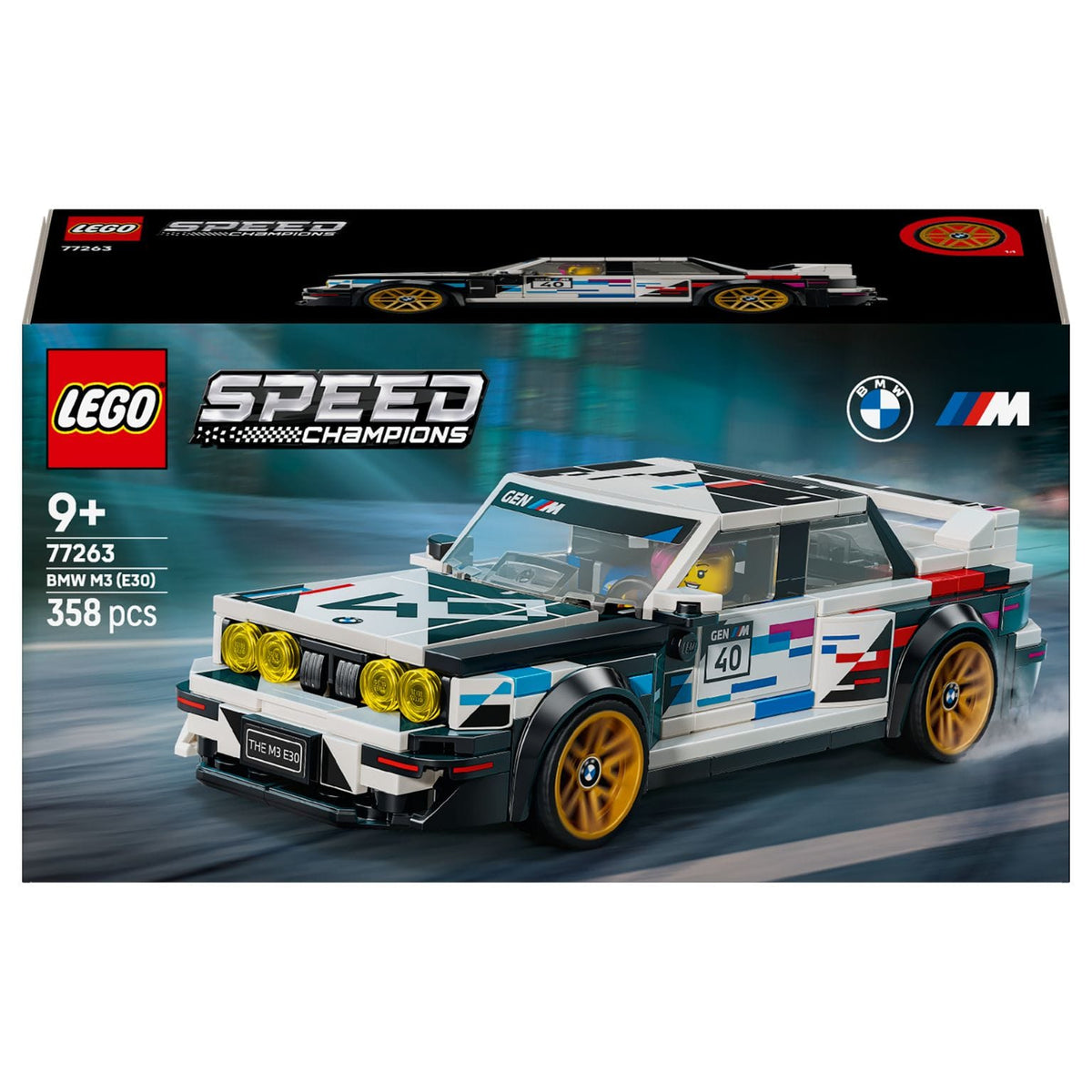 LEGO Speed Champions BMW M3 E30 em vista principal