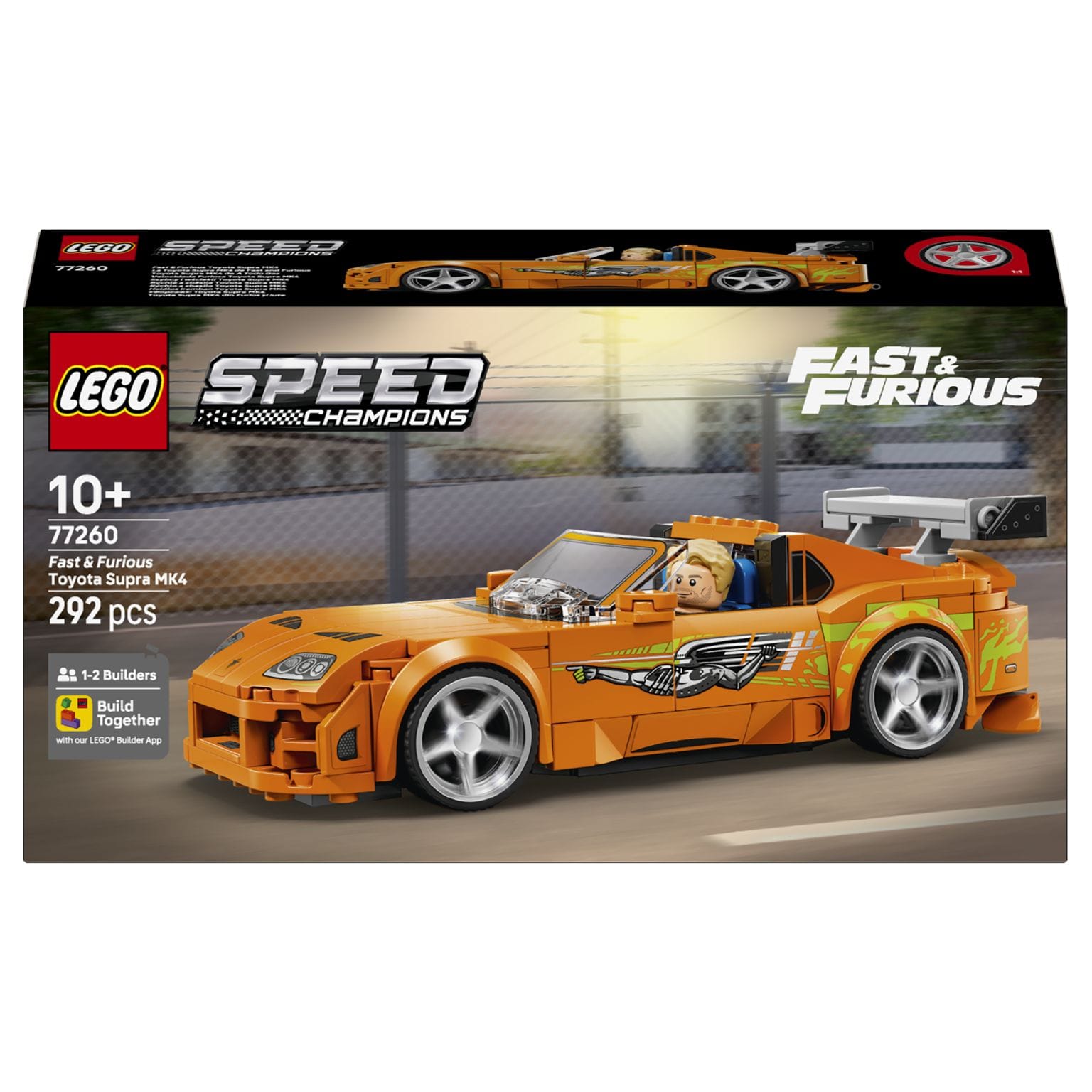 LEGO Speed Champions Toyota Supra MK4 de Velocidade Furiosa