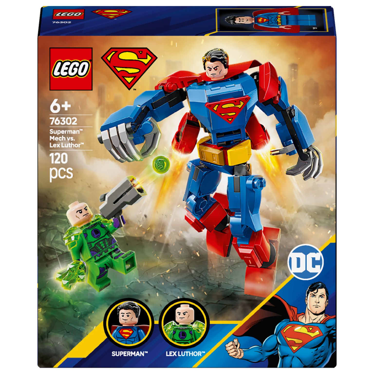 Lego Super Heroes 76302 Robô do Superman contra Lex Luthor