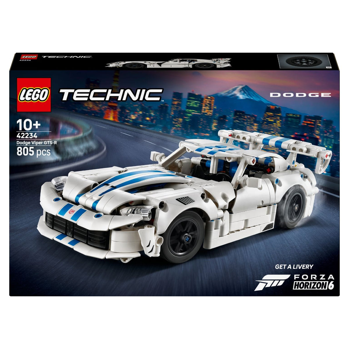 LEGO Technic Carro Desportivo Dodge Viper GTS-R em vista principal