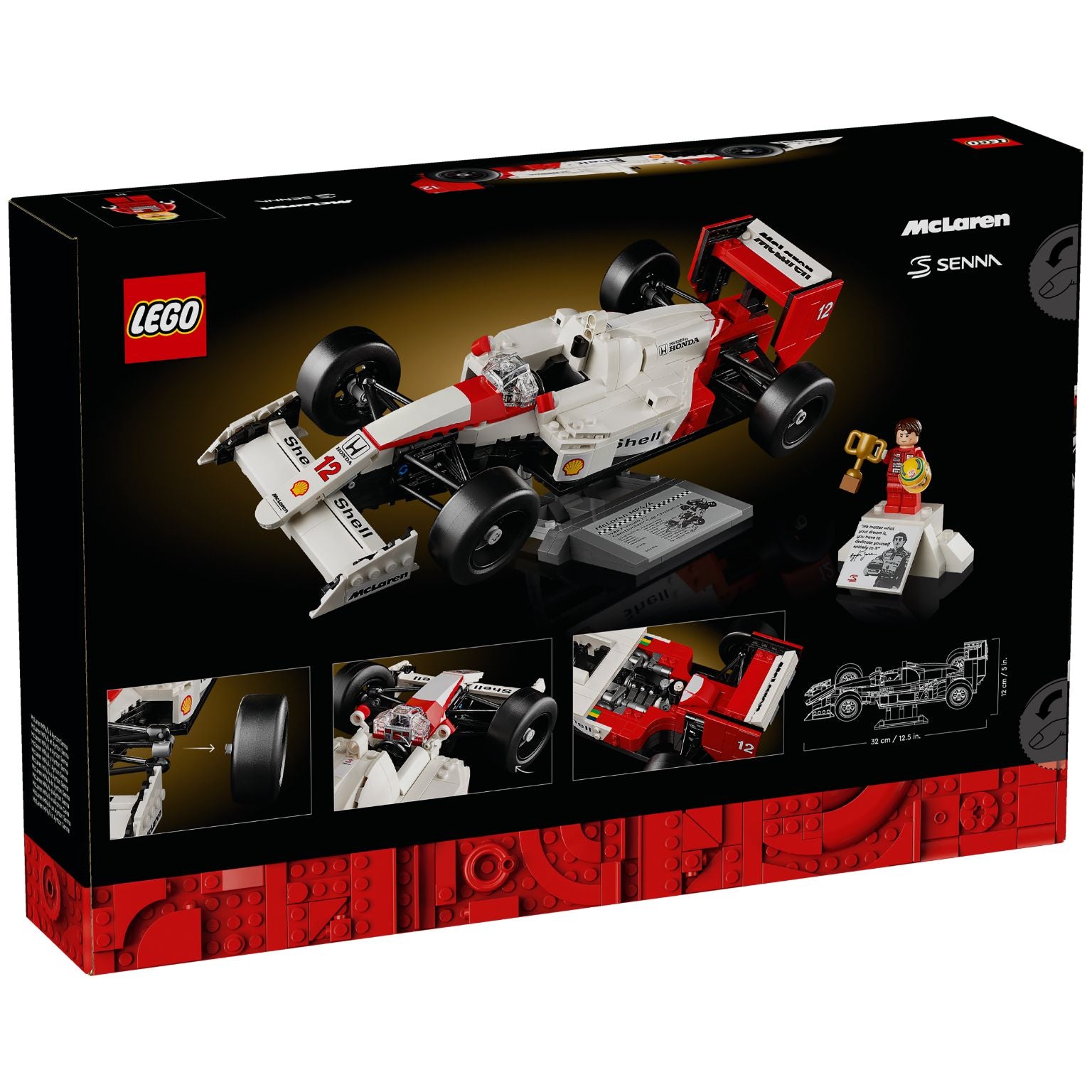 Lego10330 Icons McLaren MP4/4 e Ayrton Senna