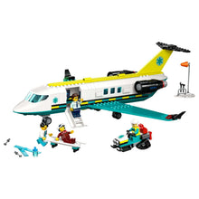 Veículo LEGO City de ambulância aérea com vista adicional