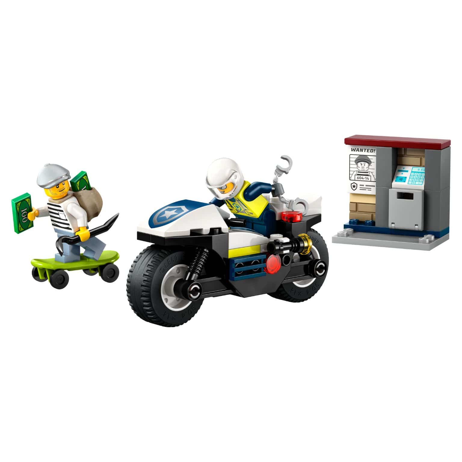 LEGO City Perseguição com Mota da Polícia vista adicional 1