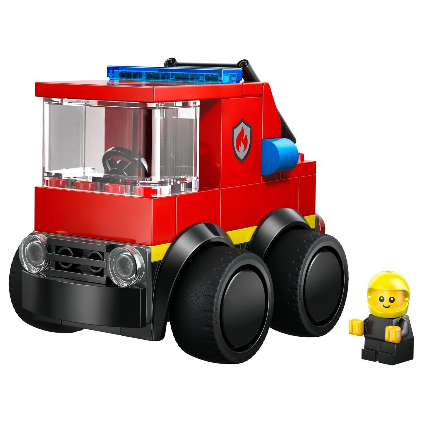 Lego City Camião dos Bombeiros com mini figura em viatura vermelha de resgate