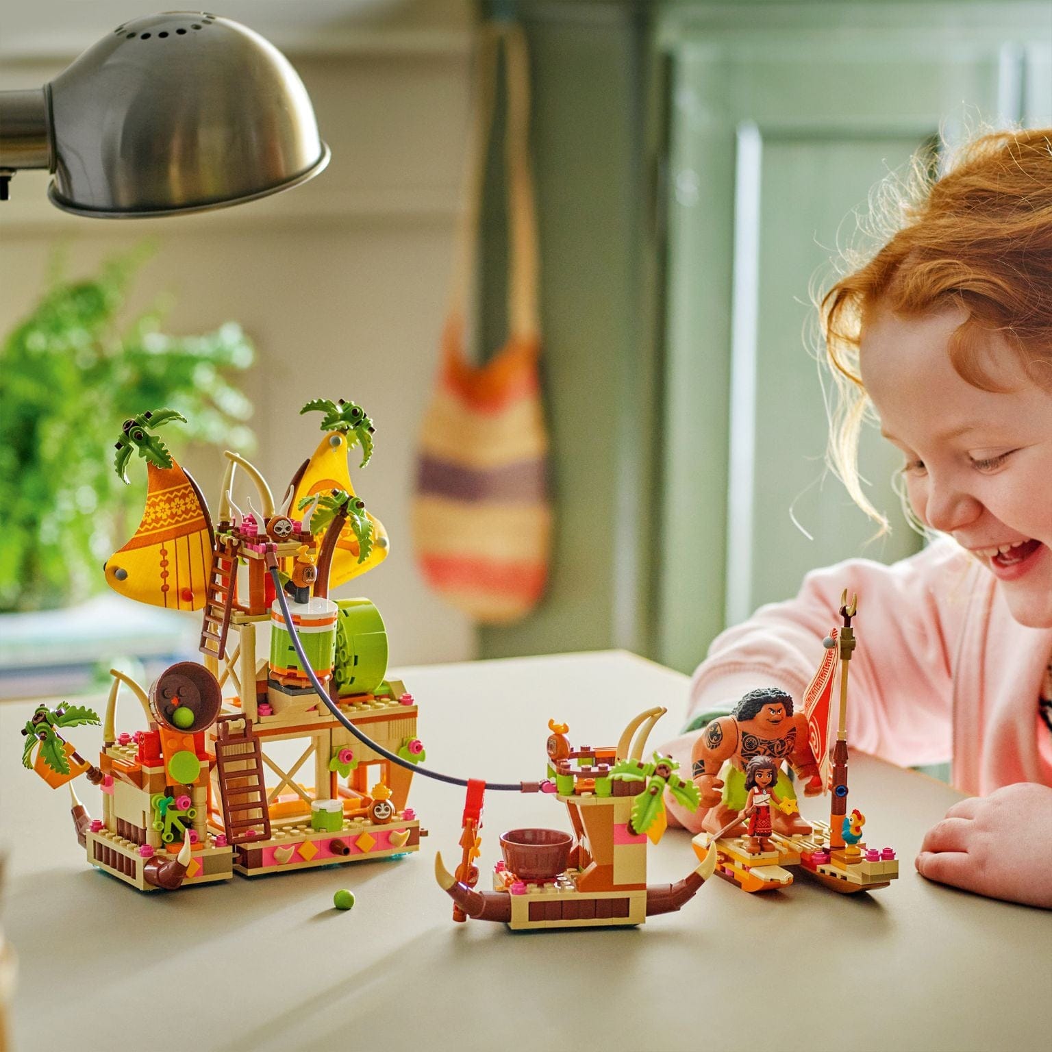 Lego Disney Barcaça Kakamora set de aventura Moana com embarcação e personagens