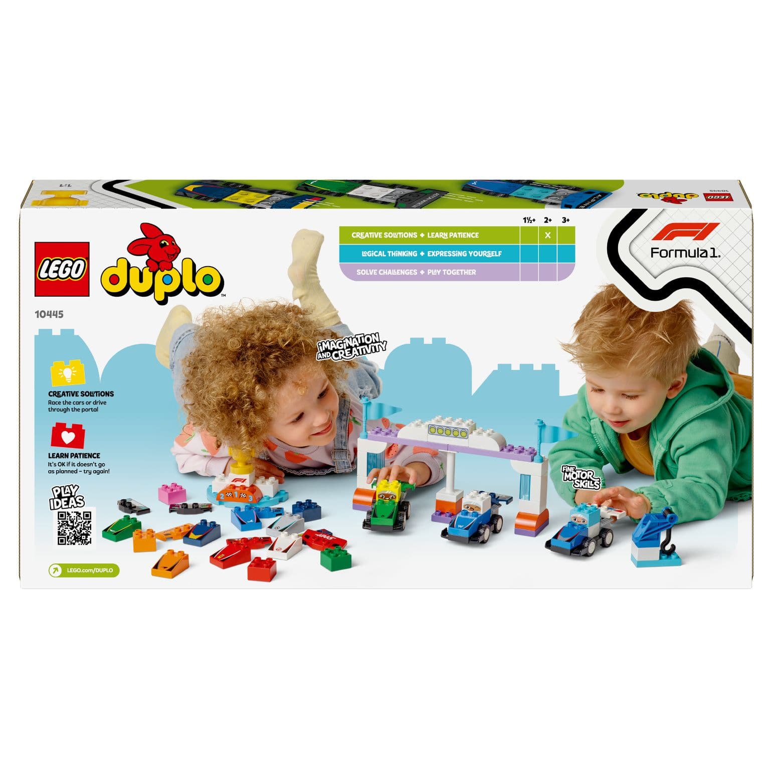 LEGO DUPLO Carros e Pilotos de Fórmula 1 vista adicional 3