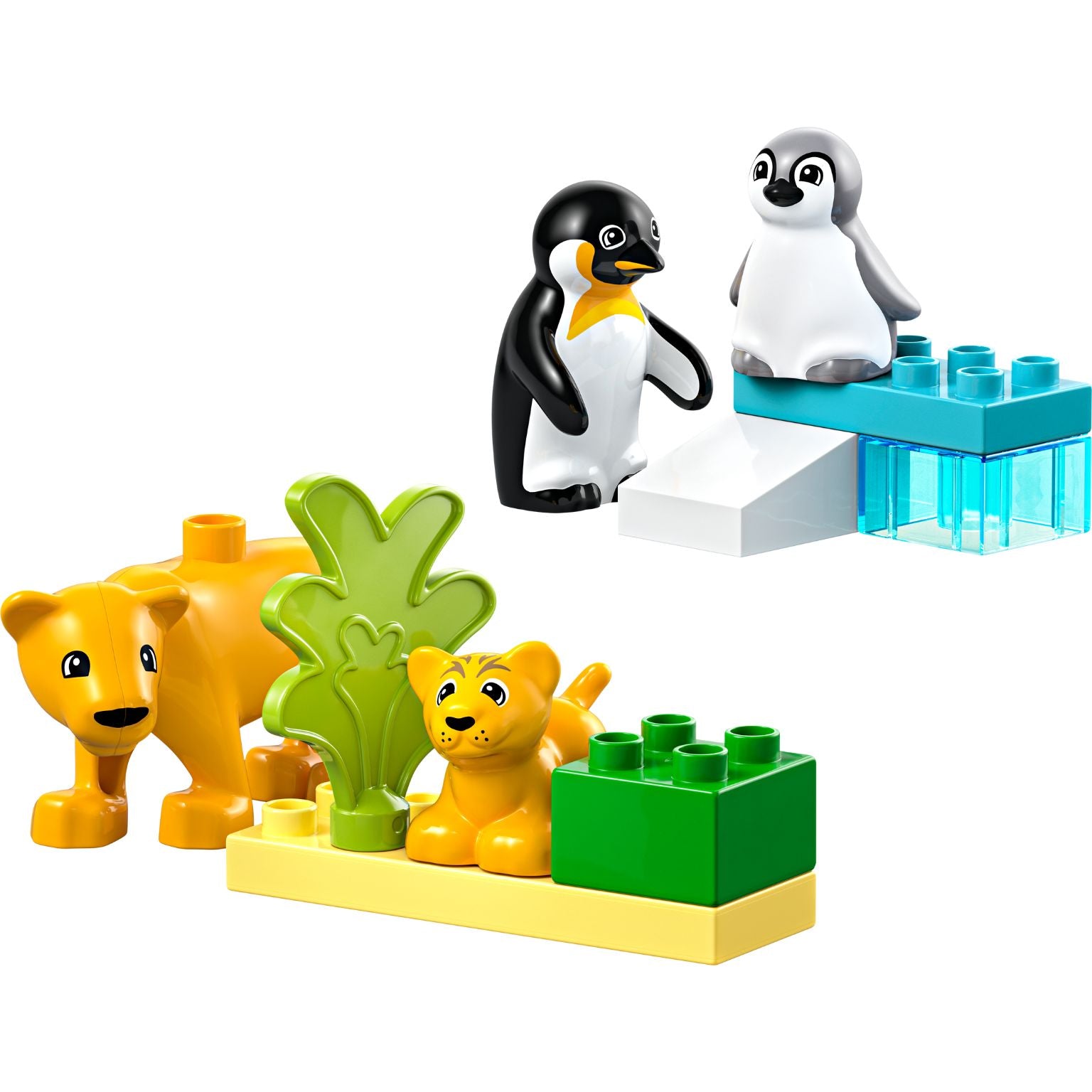 Lego Duplo 10442 - Famílias de Animais Selvagens: Pinguins e Leões