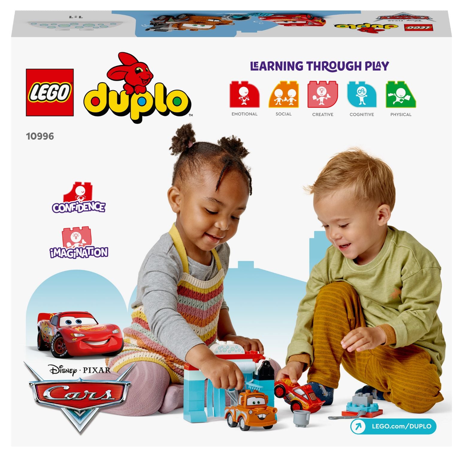 Lego Duplo 10996 - Lavagem Automática de Carros de Faísca McQueen e Mate
