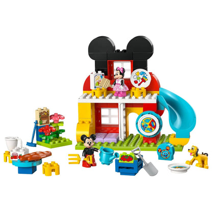 Lego Duplo A Casa do Mickey Mouse com a Minnie e o Pluto com escorrega e personagens Disney