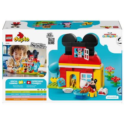 Lego Duplo A Casa do Mickey Mouse com a Minnie e o Pluto com escorrega e personagens Disney