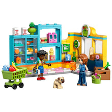 Lego Friends Minimercado de Heartlake City com carrinho de compras, alimentos e personagens Friends