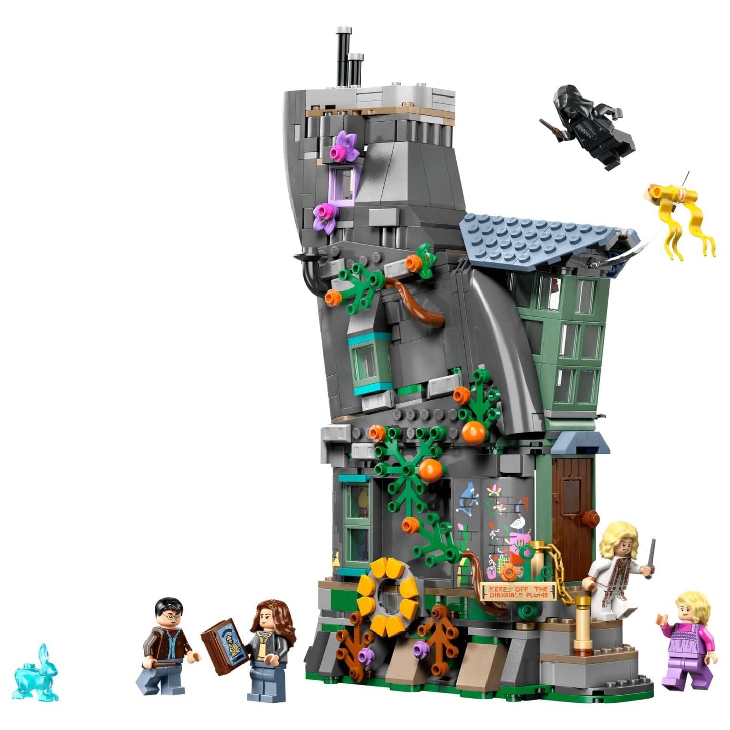 Lego Harry Potter Casa da Luna Lovegood com cenário para brincadeira e personagens