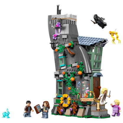 Lego Harry Potter Casa da Luna Lovegood com cenário para brincadeira e personagens