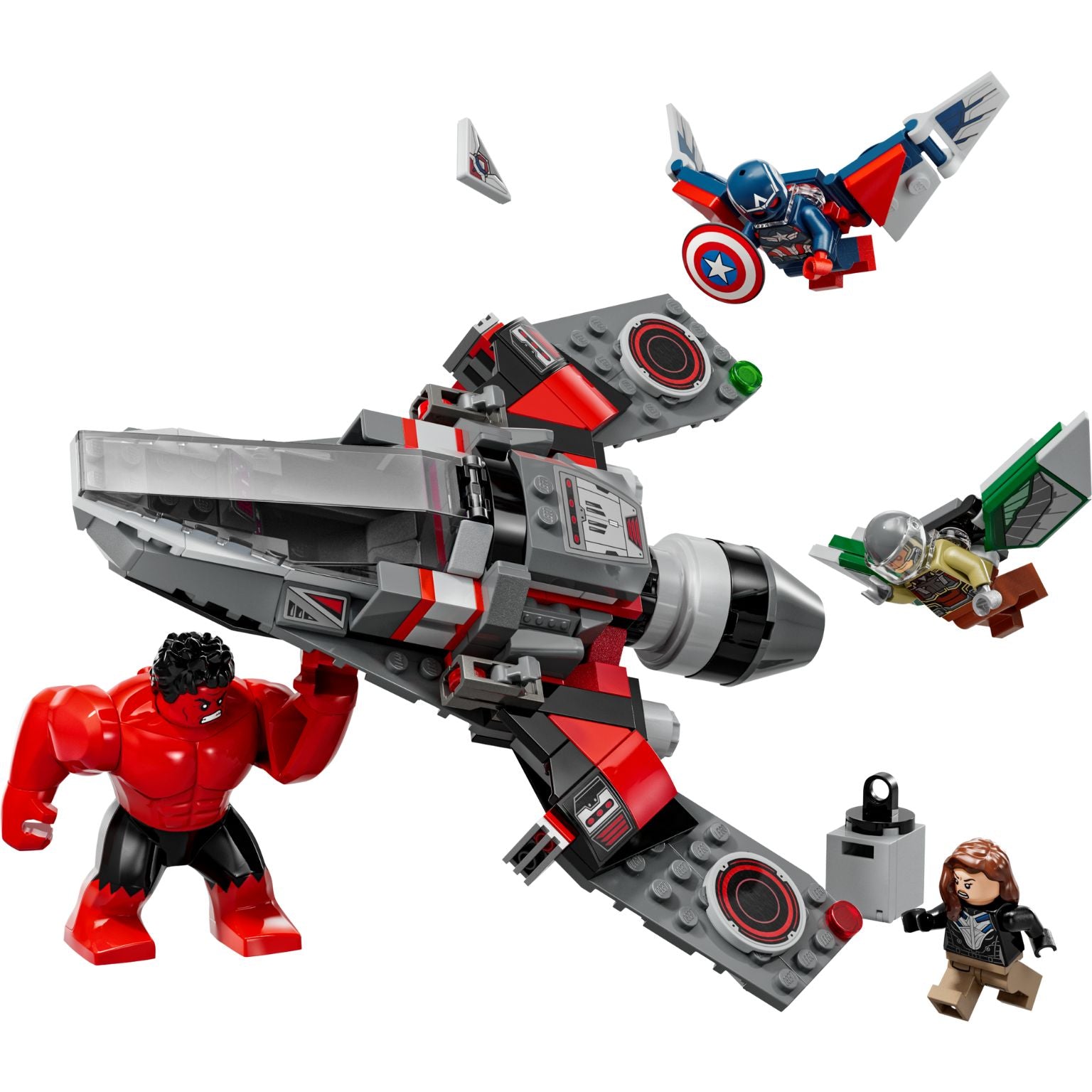 Lego Marvel 76292 Capitão América contra Red Hulk