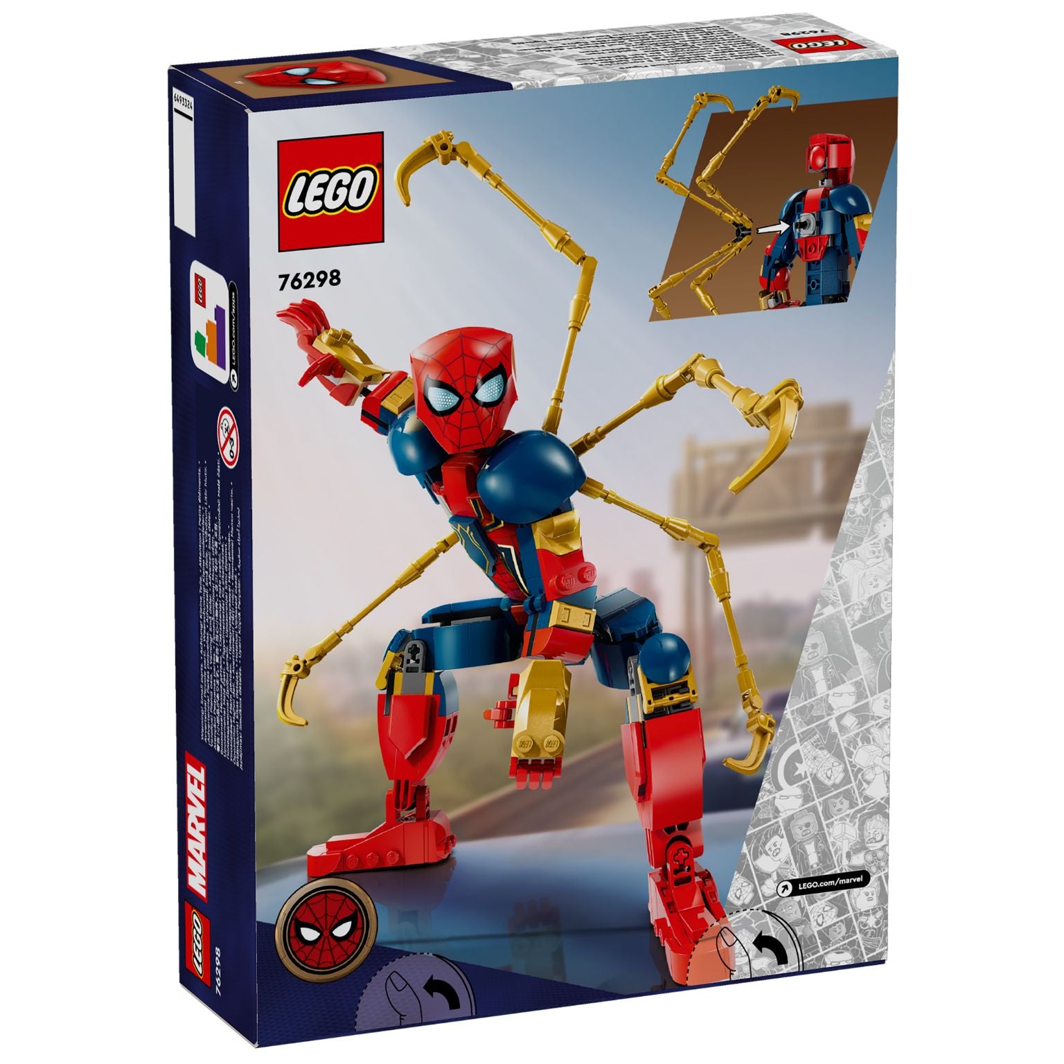 Lego Marvel 76298 - Construção do Iron Spider-Man
