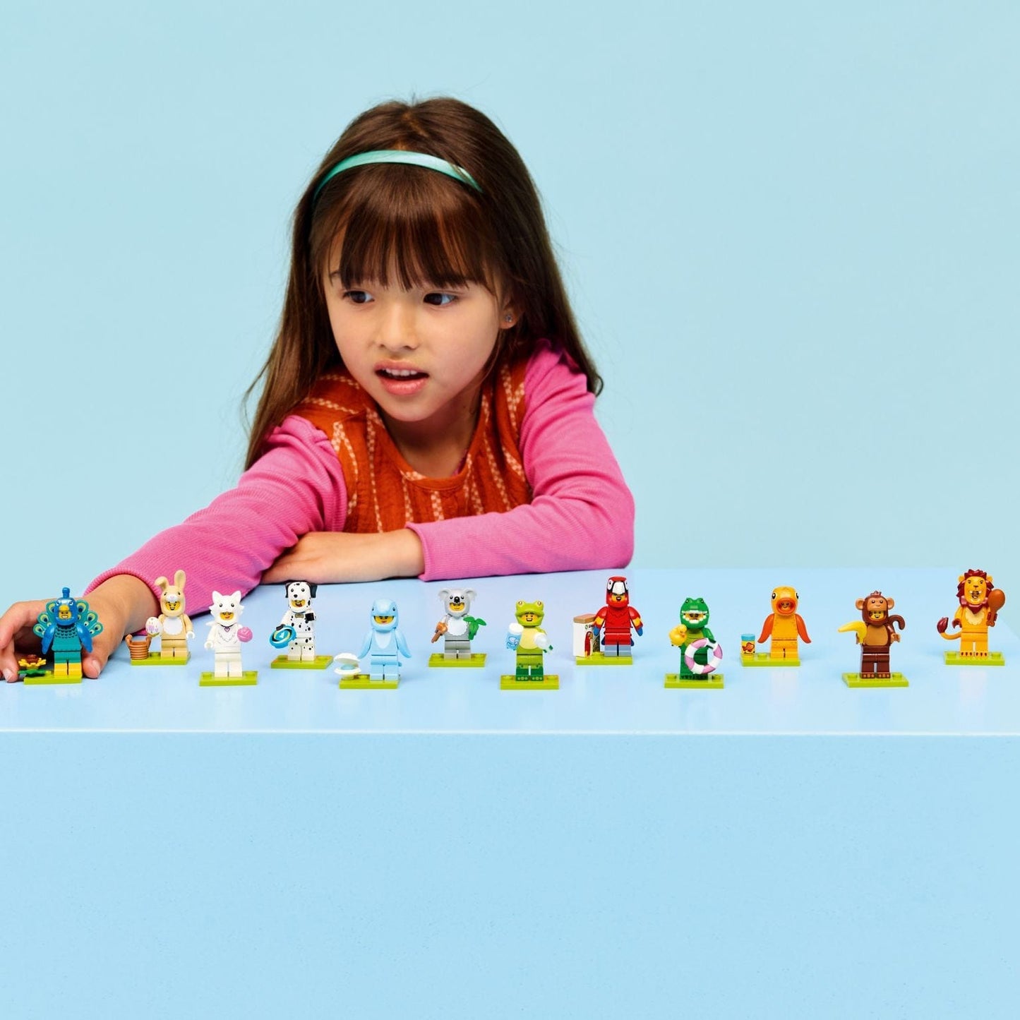 Lego Minifiguras série de animais 28 com personagens em fatos de animais e acessórios divertidos