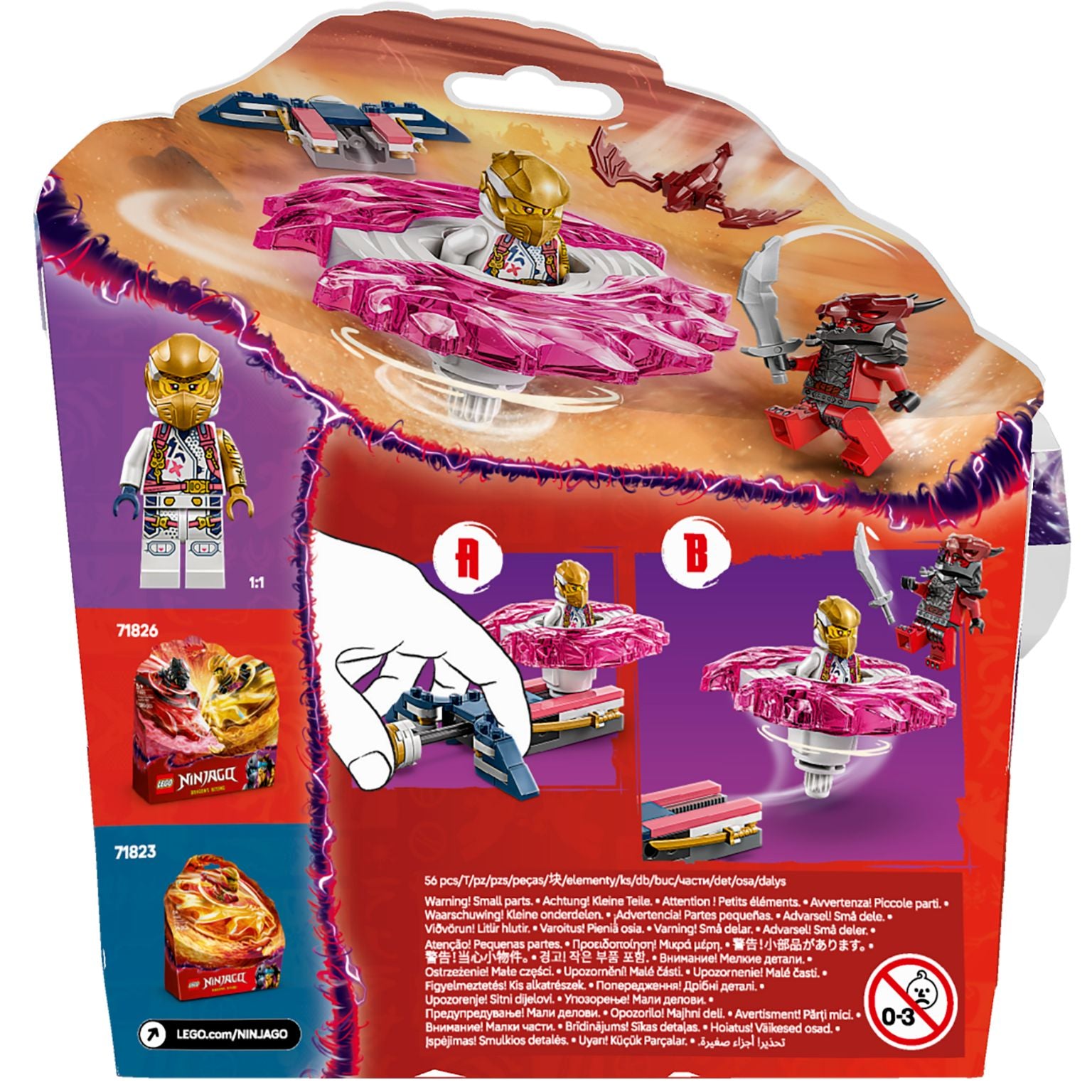 Lego Ninjago 71824 Spinner de Spinjitzu do Dragão da Sora 